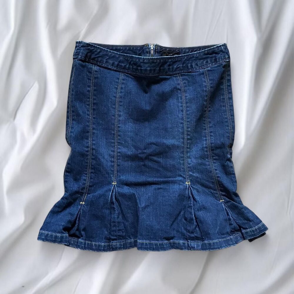 The Limited Fit and Flare Denim Skirt
